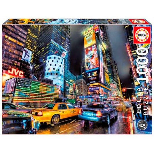 Puslespill : Times Square New York ( 1000 brikker 68x48cm )