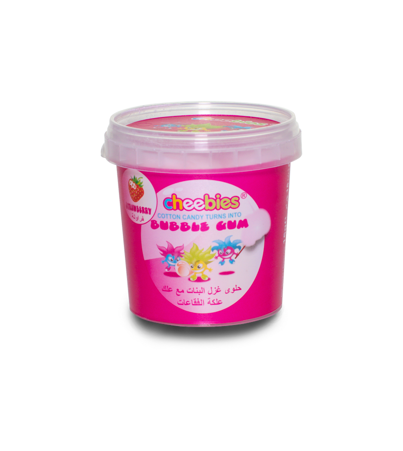 Sukkerspinn : Cheebies Bubble Gum Floss (15g) (dato)