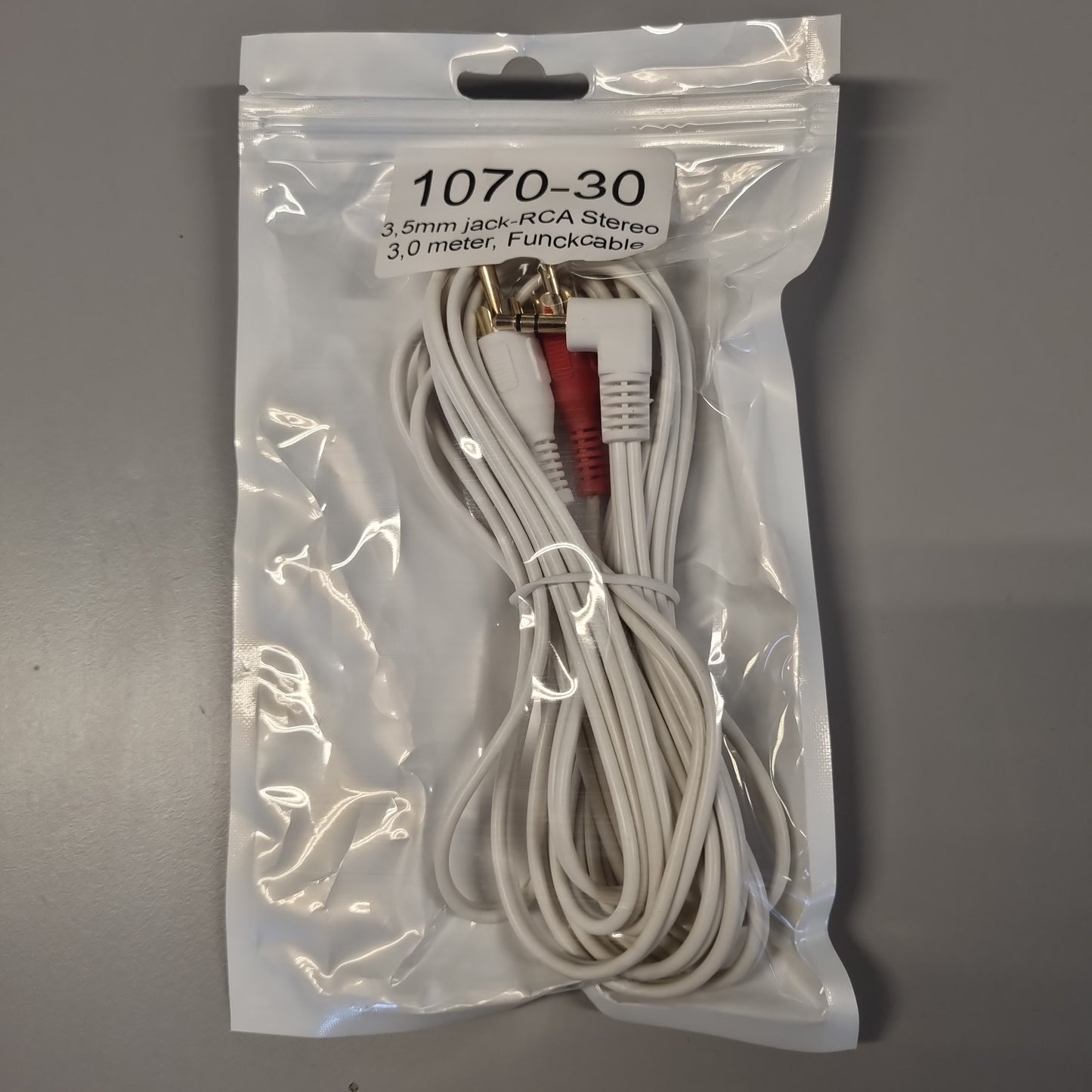 Aux minijack til rca 3 meter kabel