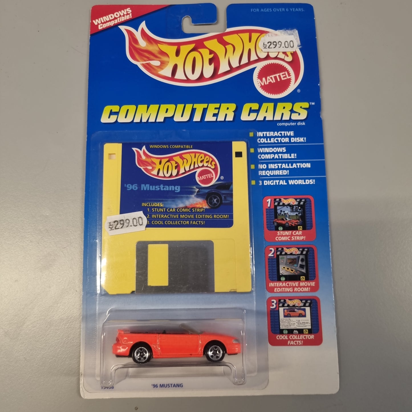 Hot wheels Computer cars : 96 Mustang