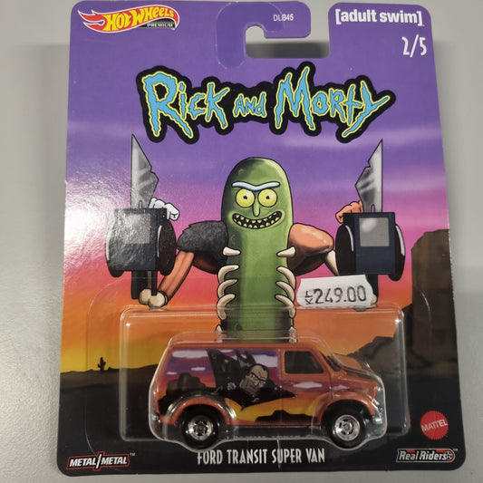 Hot wheels Premium : Rick & Morty : Ford Transit Super Van