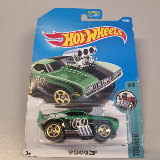 Hot wheels : '69 Camaro z28 Tooned