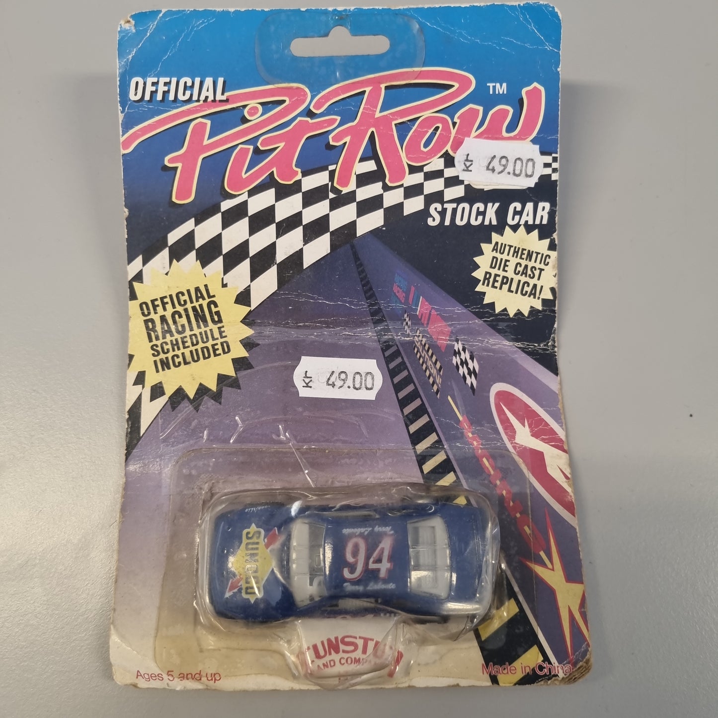 PIT ROW : Nascar bil fra 1992