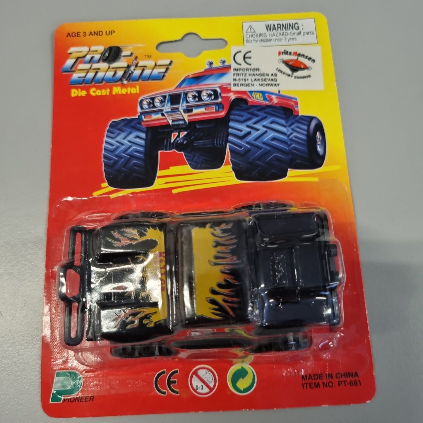 Pioneer 4x4 : pro engine die cast : Killer Truck (Retro)