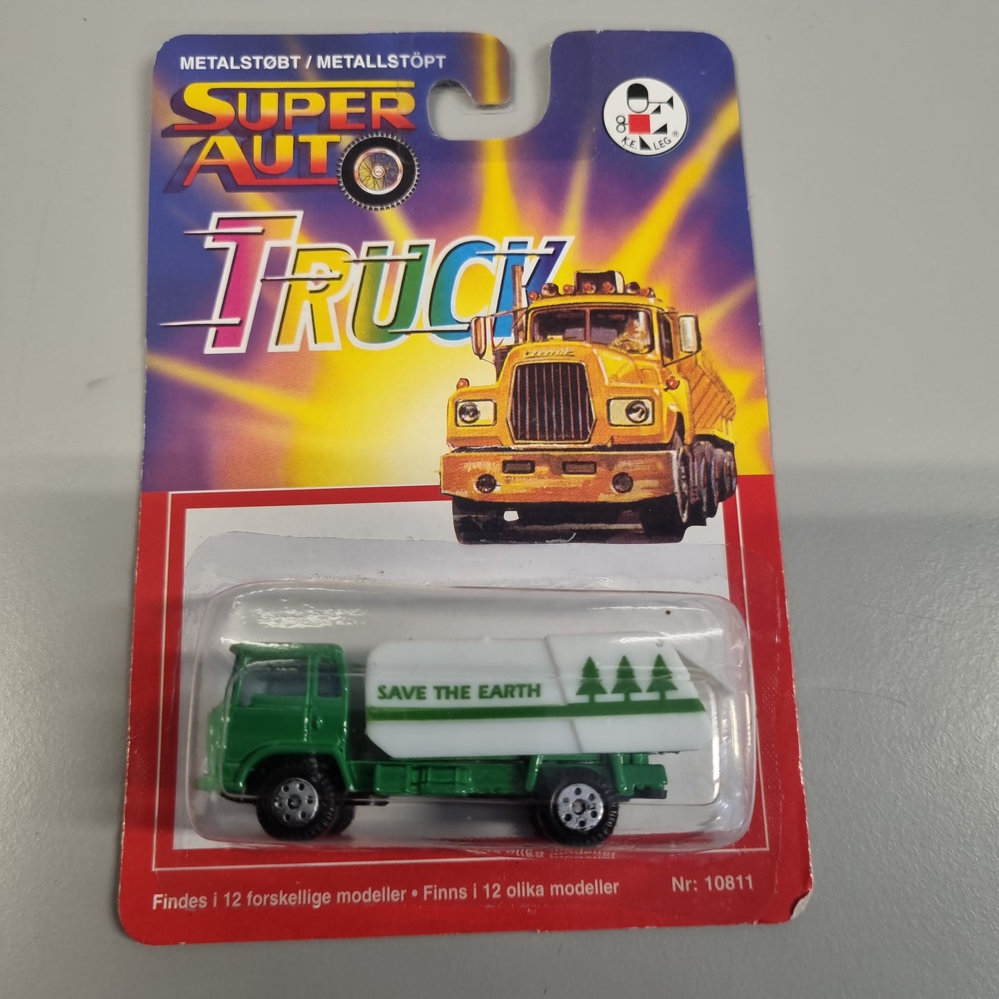 Yatming : Super Auto Truck : Søppelbil (Retro)