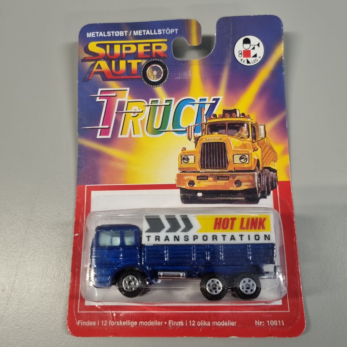 Yatming : Super Auto Truck : Hot Link Transportation (Retro)