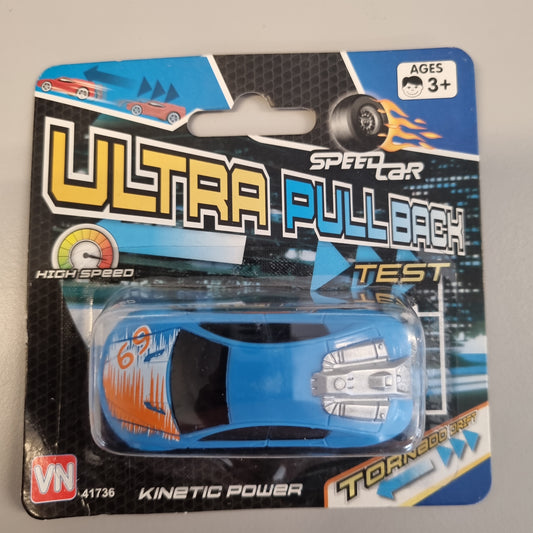 Speed Car Ultra Pullback  : blå