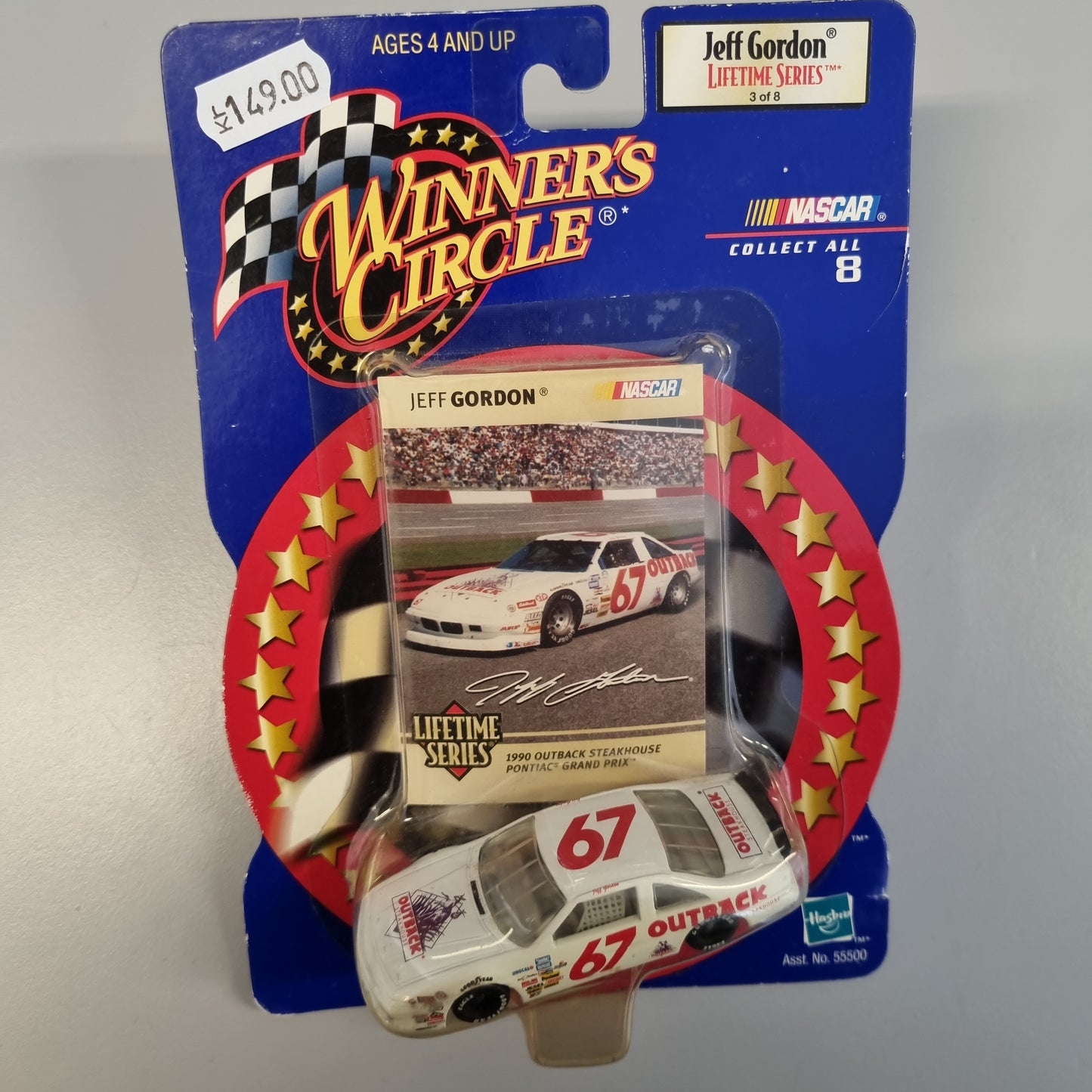 Winner's Circle : Nascar : Jeff Gordon Pontiac Grand Prix ( 1990 Outback Steakhouse )