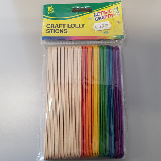 Craft lolly sticks