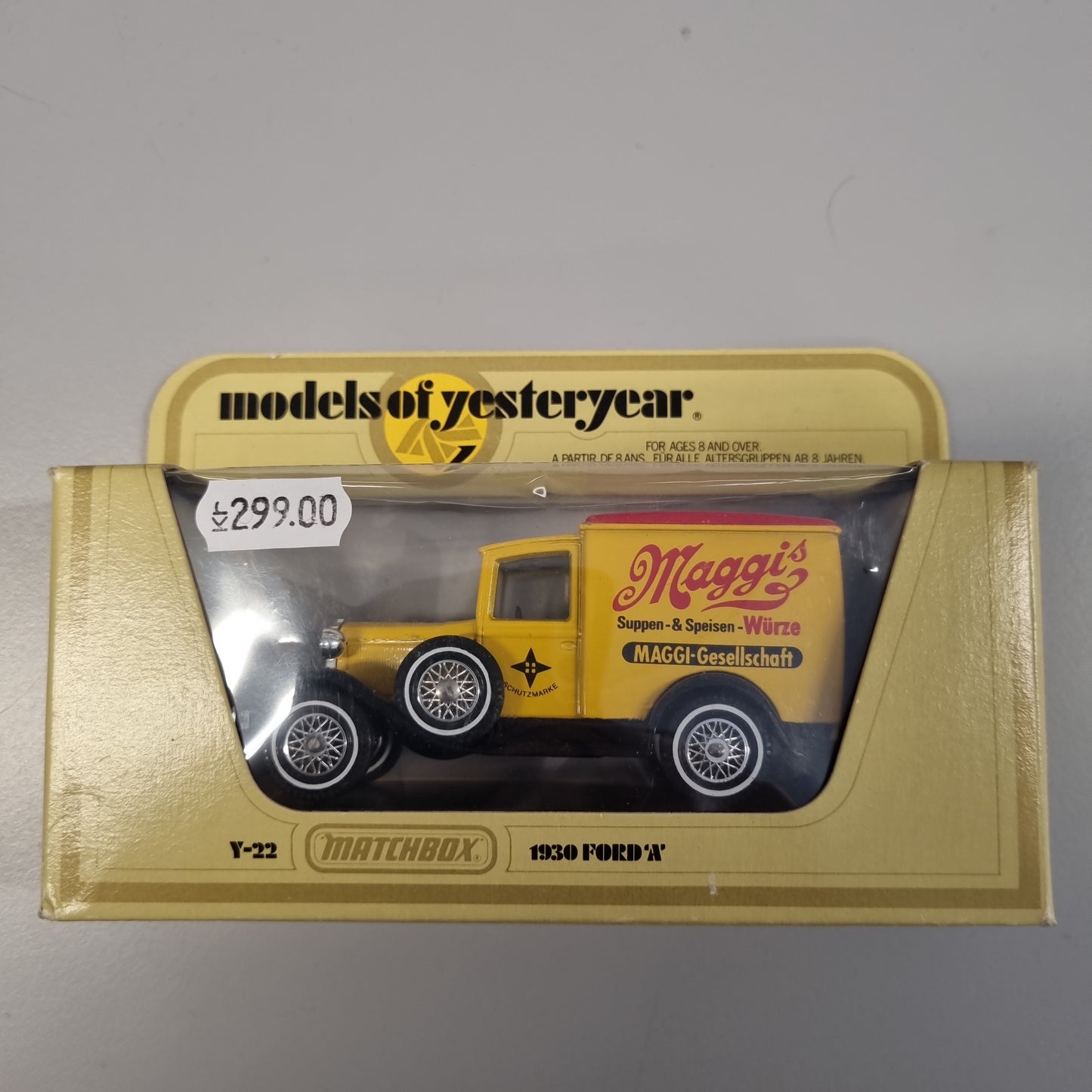 MATCHBOX : 1930 Ford A ( Models of Yesteryear © 1978 )