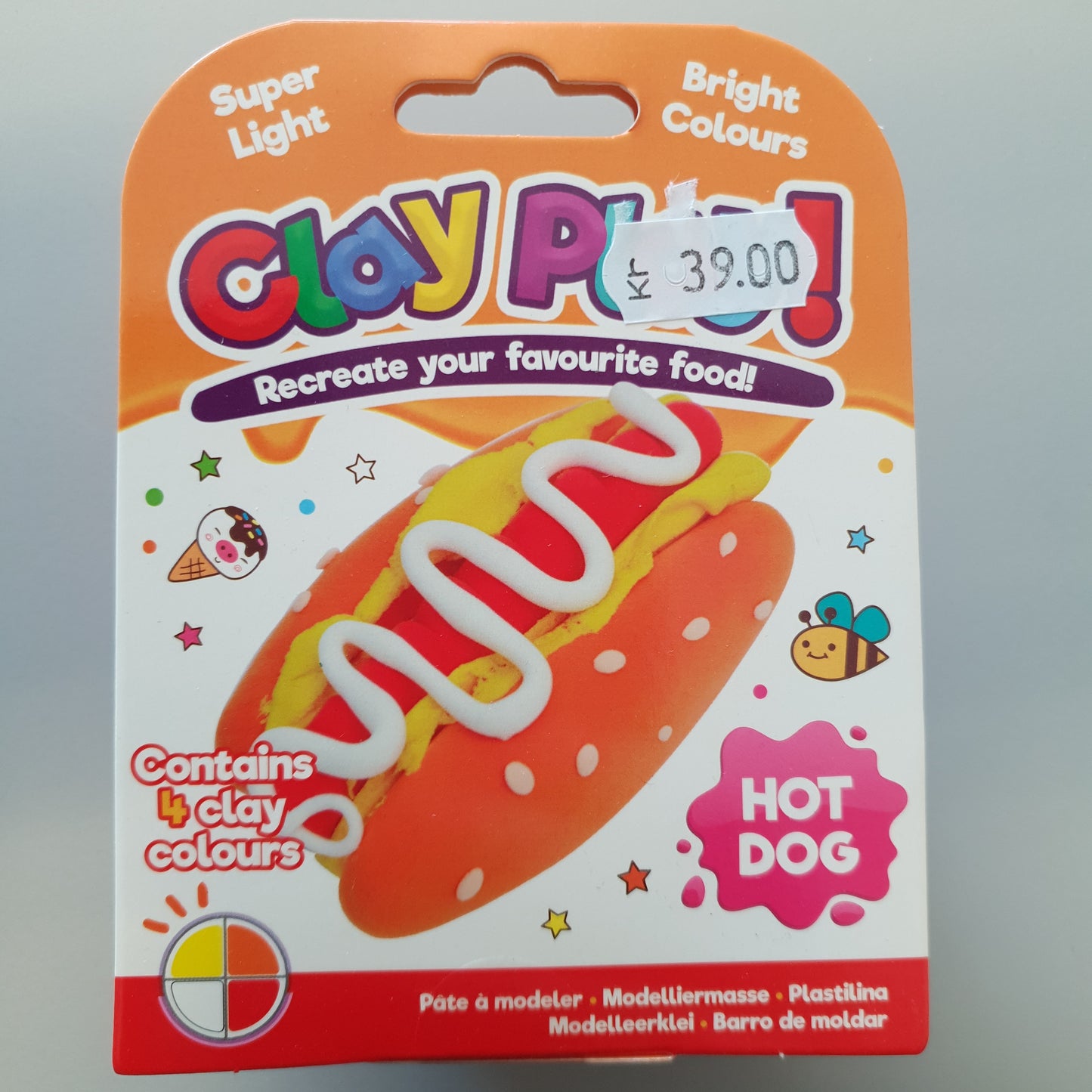 Clay play! Hot dog