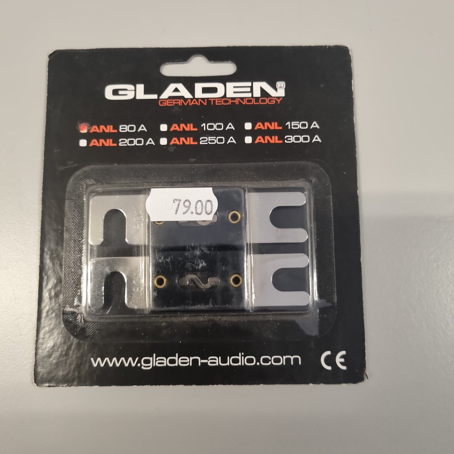 GLADEN : ANL 80A : Sikring 2pk Stor ANL