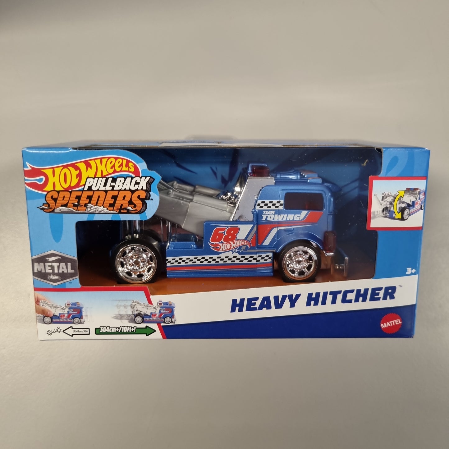 HotWheels 1:43 Pull-Back Speeders : Heavy Hitcher