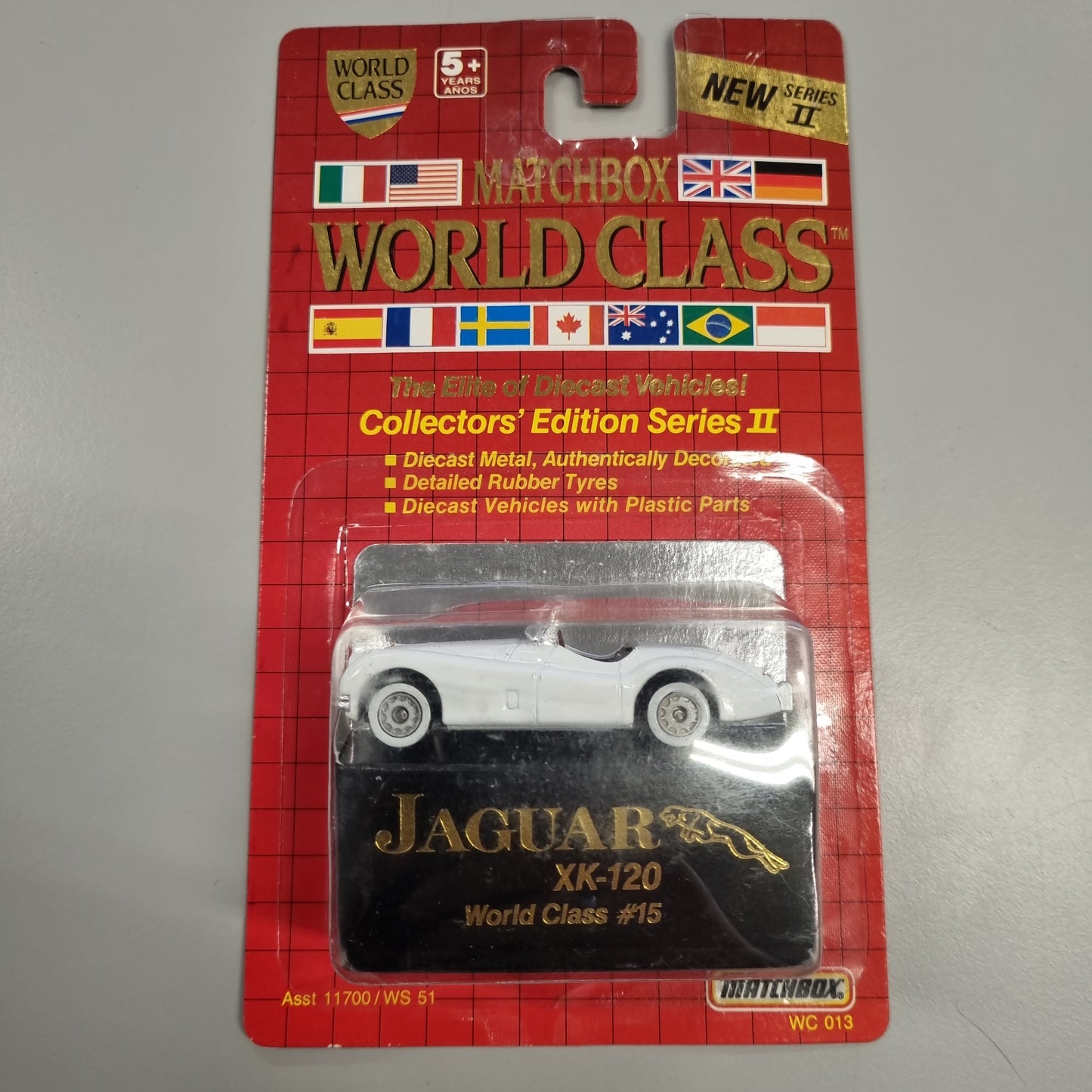 MATCHBOX : World Class Collectors Edition : Jaguar XK-120 (1989)