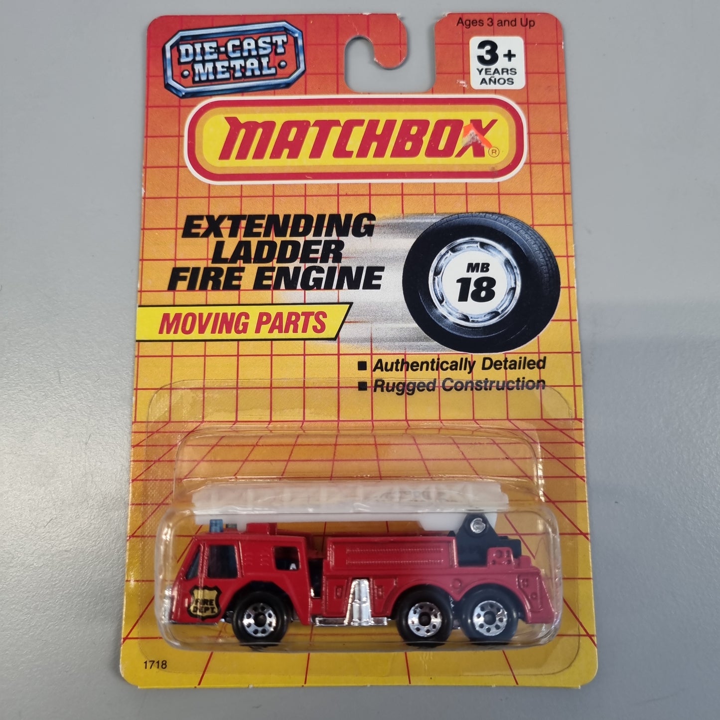 MATCHBOX : Extending ladder Fire Engine (1990)