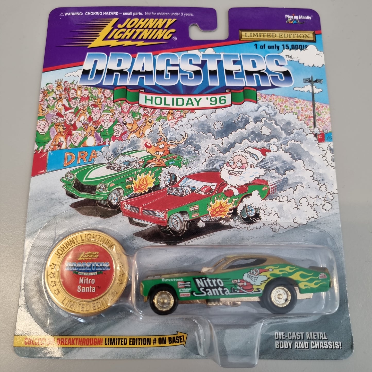 Johnny Lightning : Nitro Santa - Holiday '96 , Limited Edition