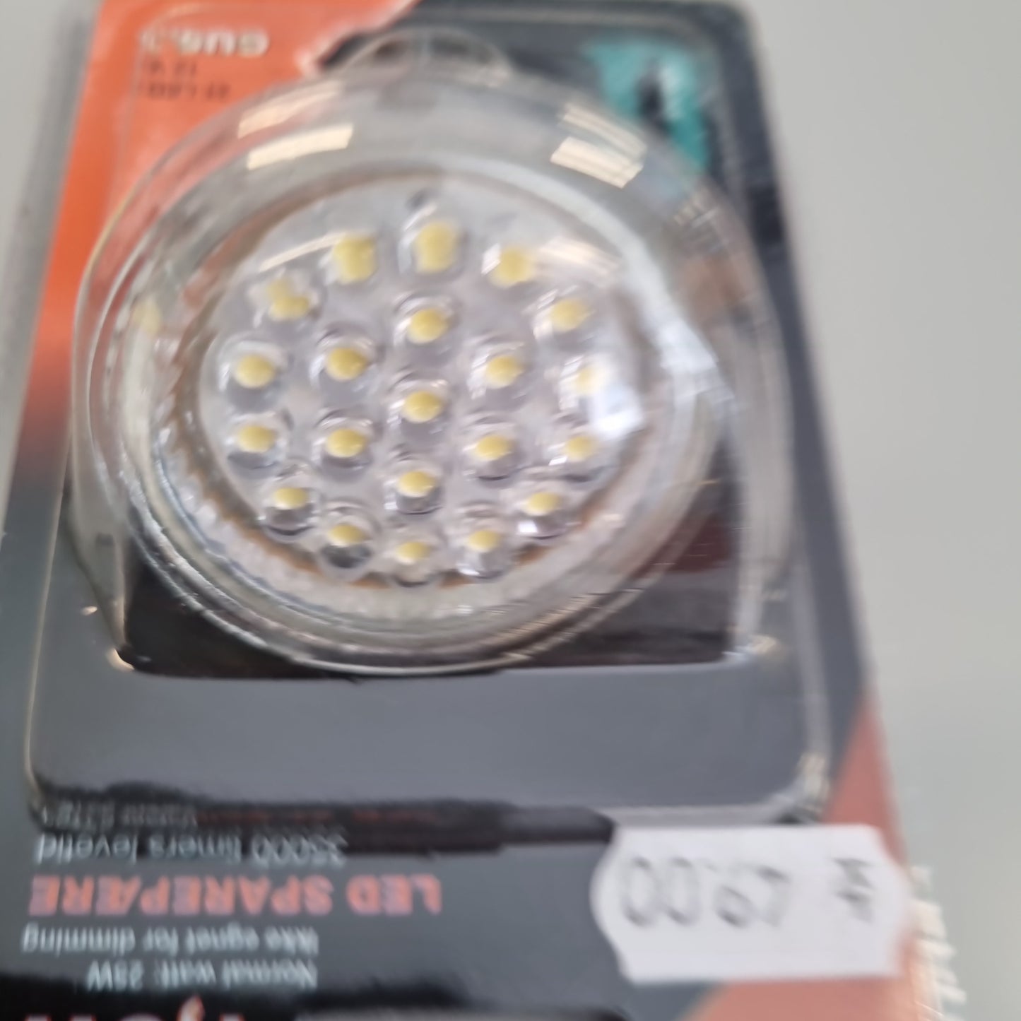 Lyspære LED 1,5W (25w) GU5.3 12v 21 LED (utsalg!)