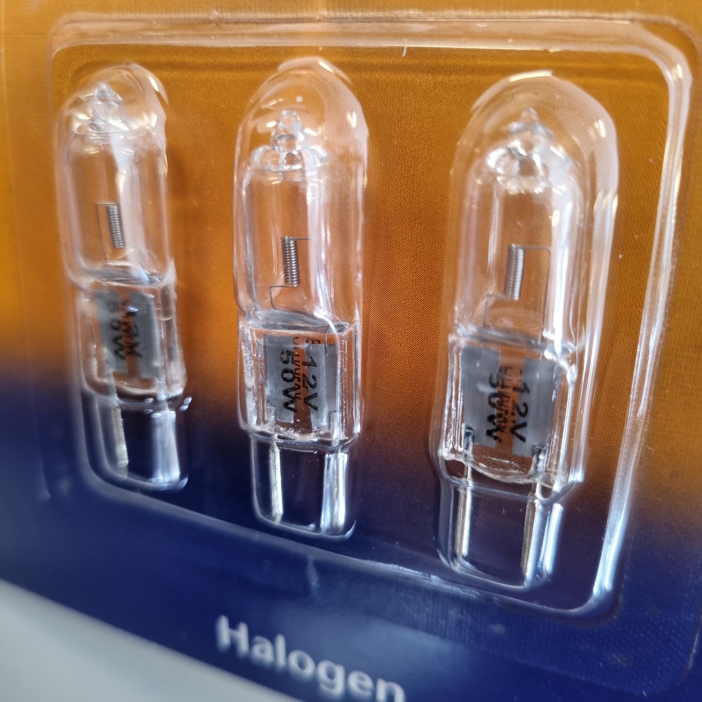 Lyspærer 3 pack GY6.35 12V 50W HALOGEN (utsalg!)