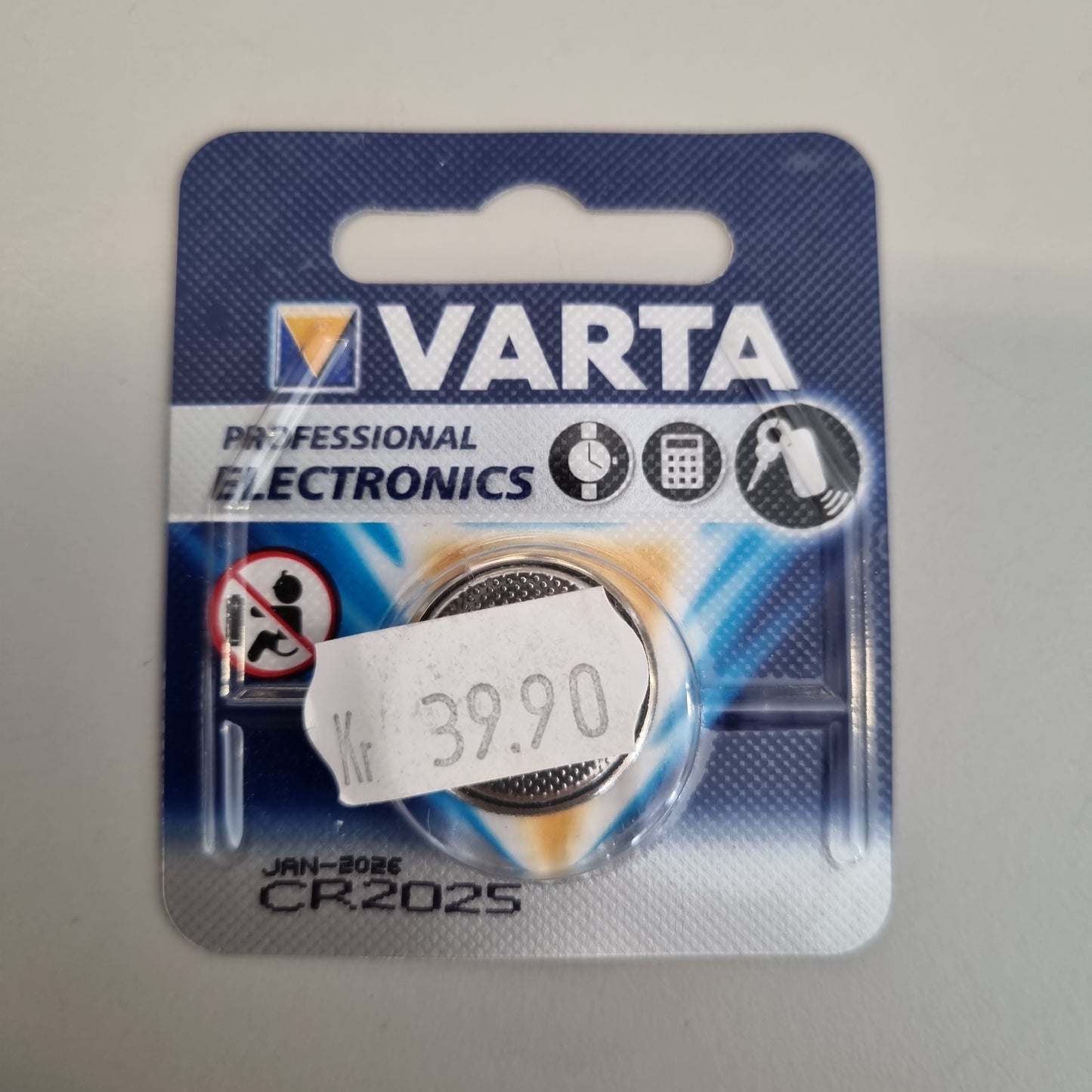 Batteri VARTA CR2025 3v Lithium (Jan 2026) (utsalg!)