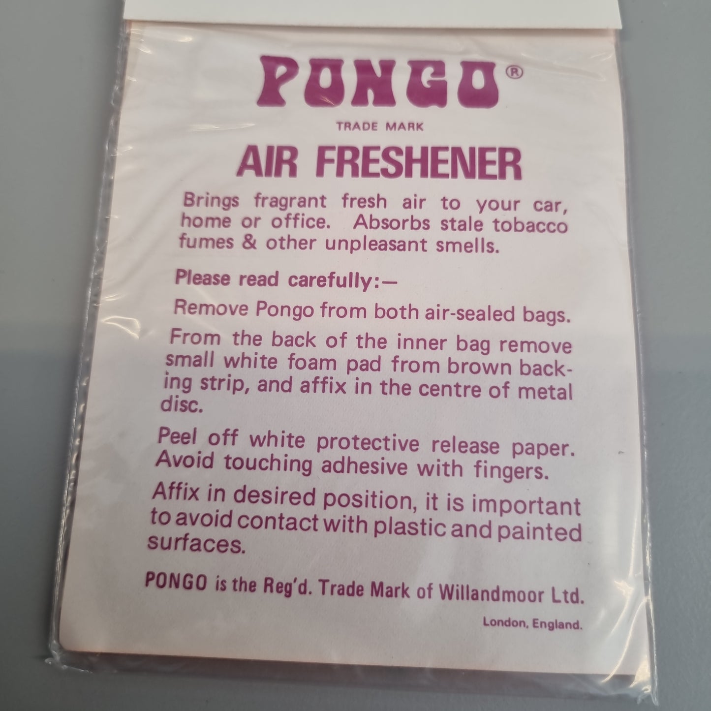 PONGO : kvinnekropp - (vintage 1970's) Luftfrisker