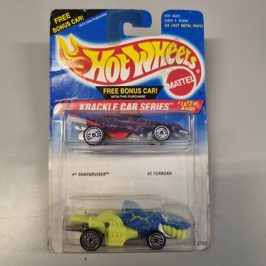 Hot wheels : 2 pack Sharkruiser + Turboa ( fra 1994 )