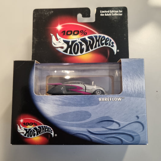 100% Hot wheels (Premium) : Rareflow m/Display case