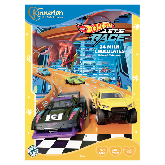 Kinnerton Hot Wheels Sjokoladekalender (utsalg)