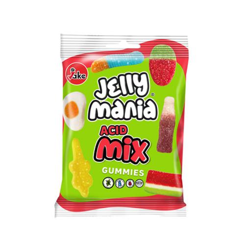 Jelly mania : Acid mix gummies (100g)