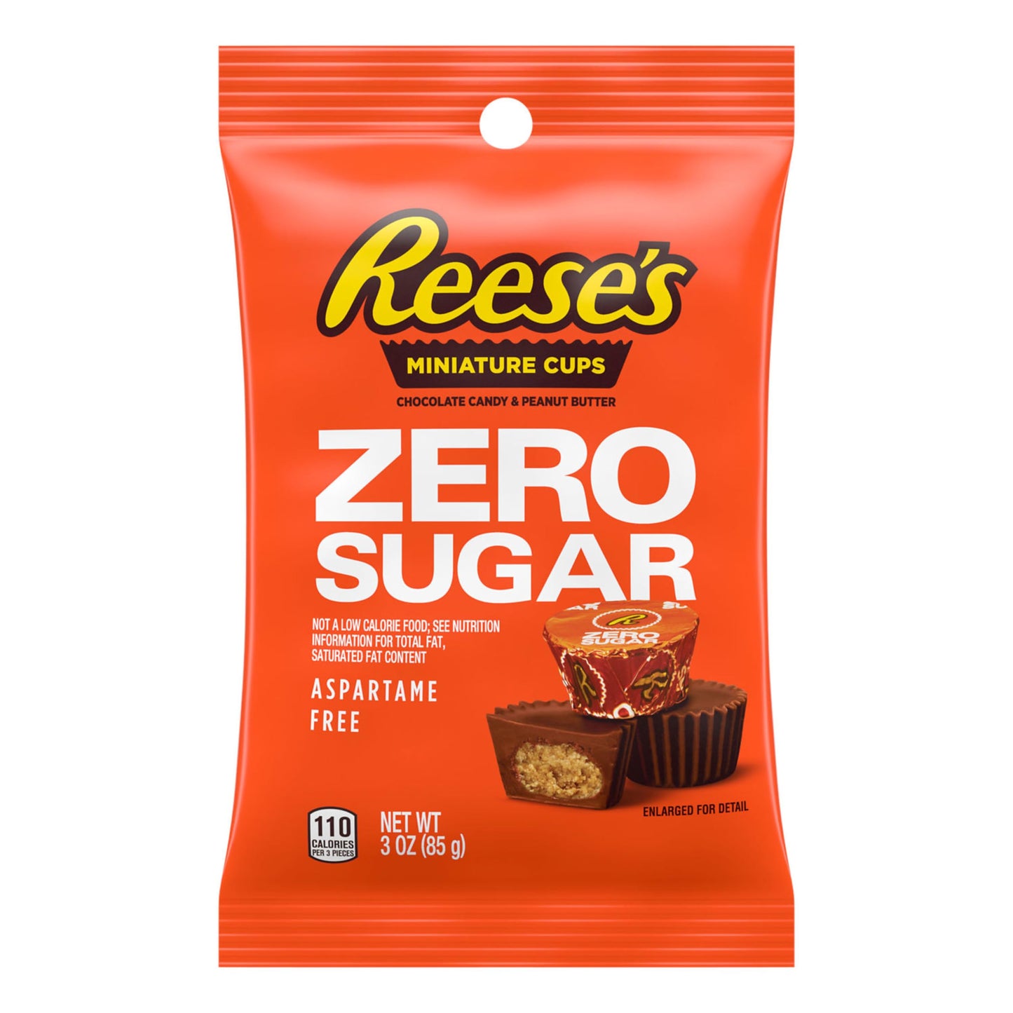 Reese's Zero Sugar Peanut Butter Cup Miniatures 85g