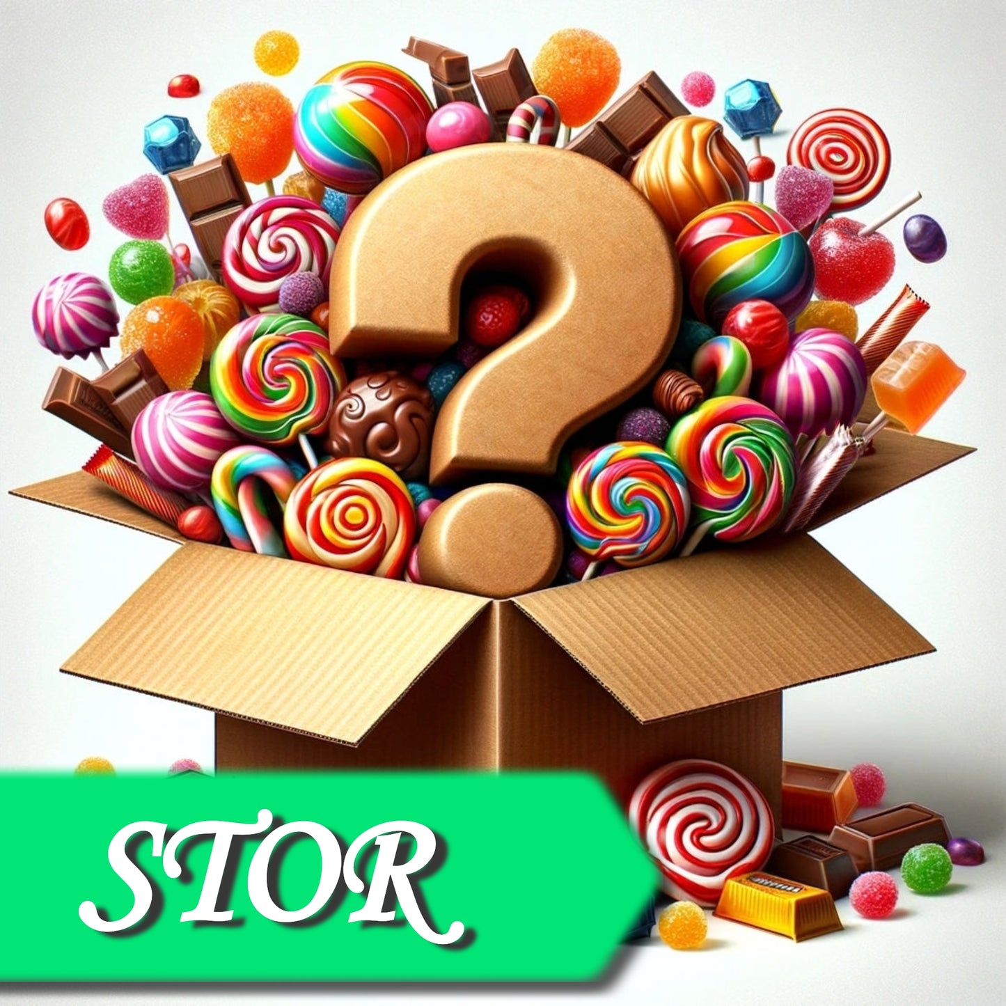 GODTERI Mystery box : Stor!