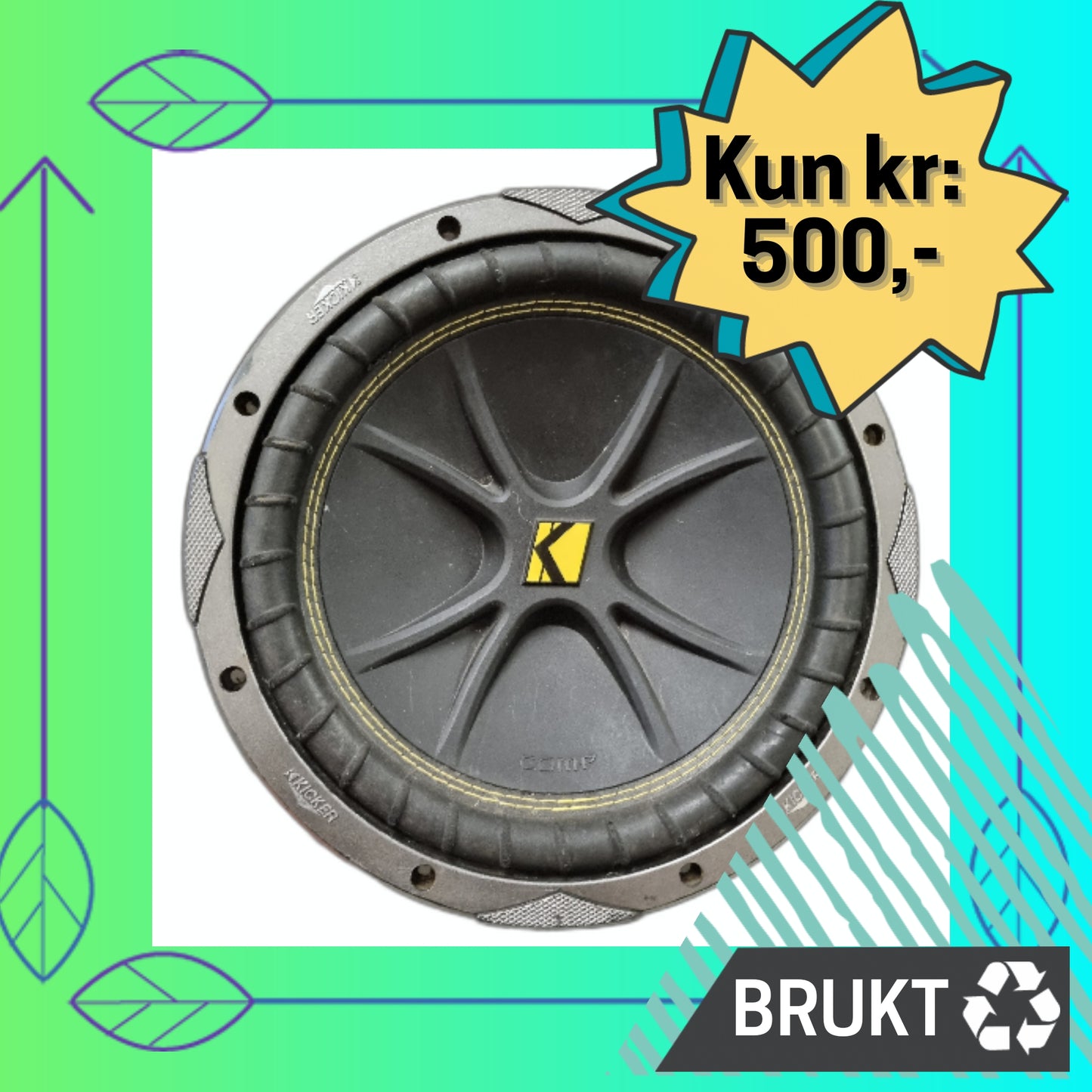 Kicker Comp C10 10" (brukt)