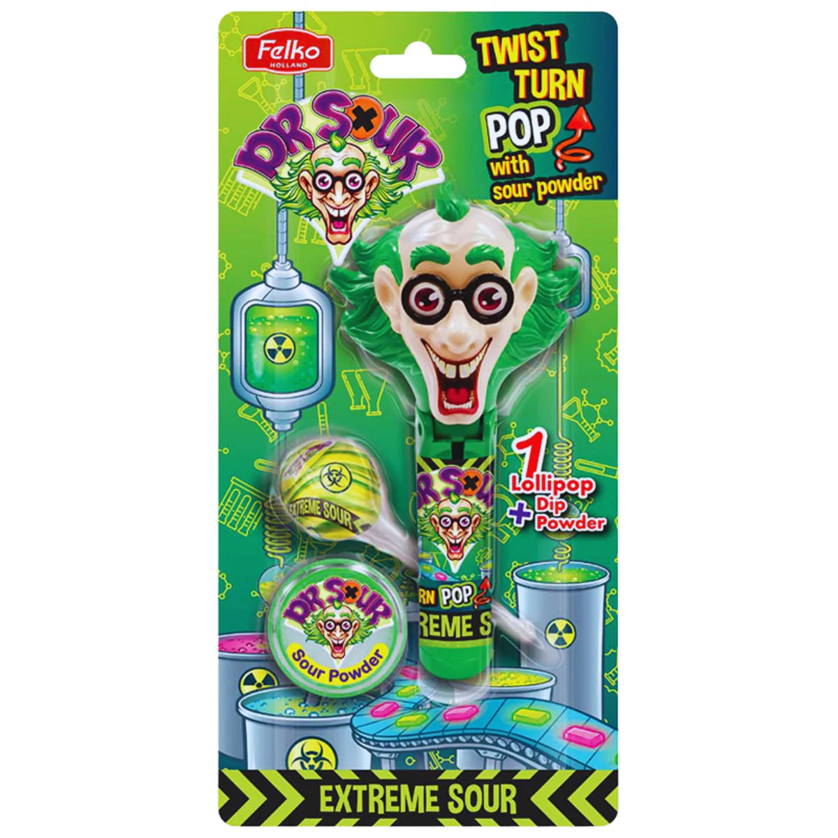 Dr Sour Blister Twist & Turn Pop