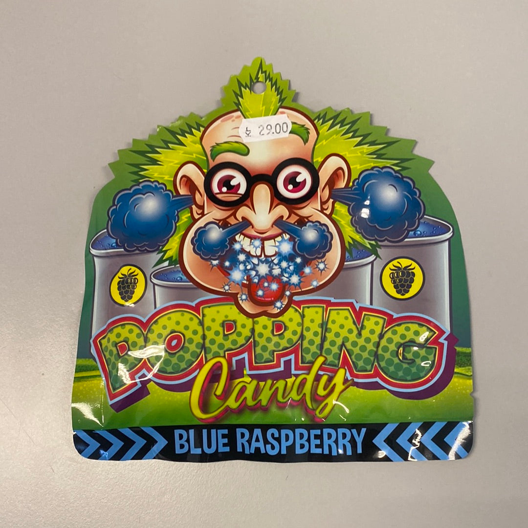 Dr Sour Popping Candy blue raspberry