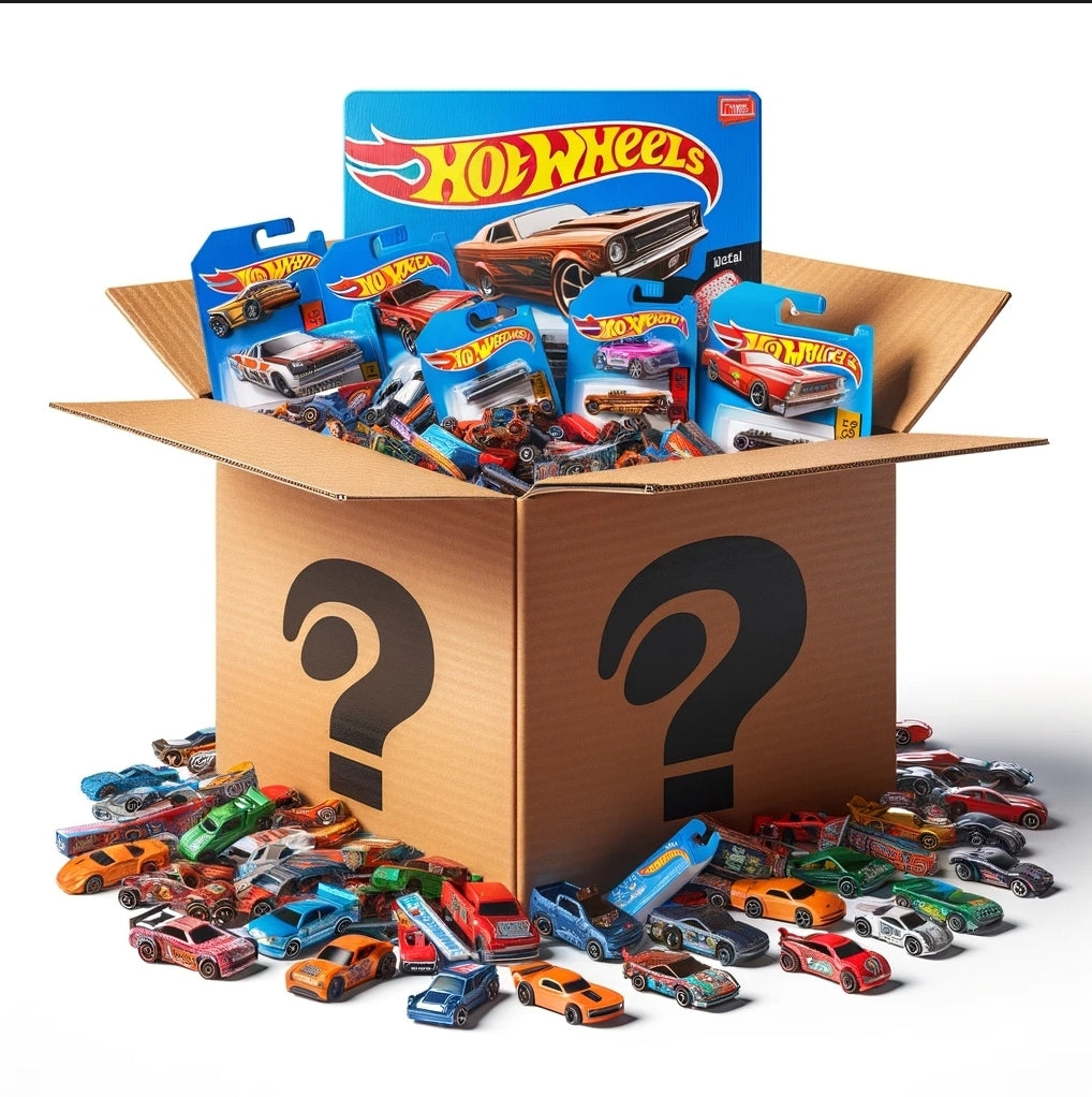 Mystery box - Hot Wheels og andre biler