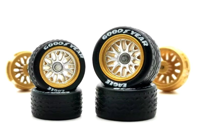 1/64 felger : BBS-Style Felger m/ "Good Year" dekk ( 10,8mm + 12,8mm )