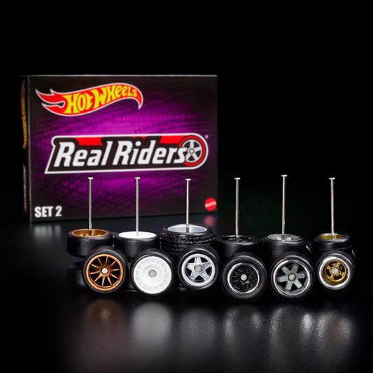 1/64 felger : Hot Wheels Real Riders set 2