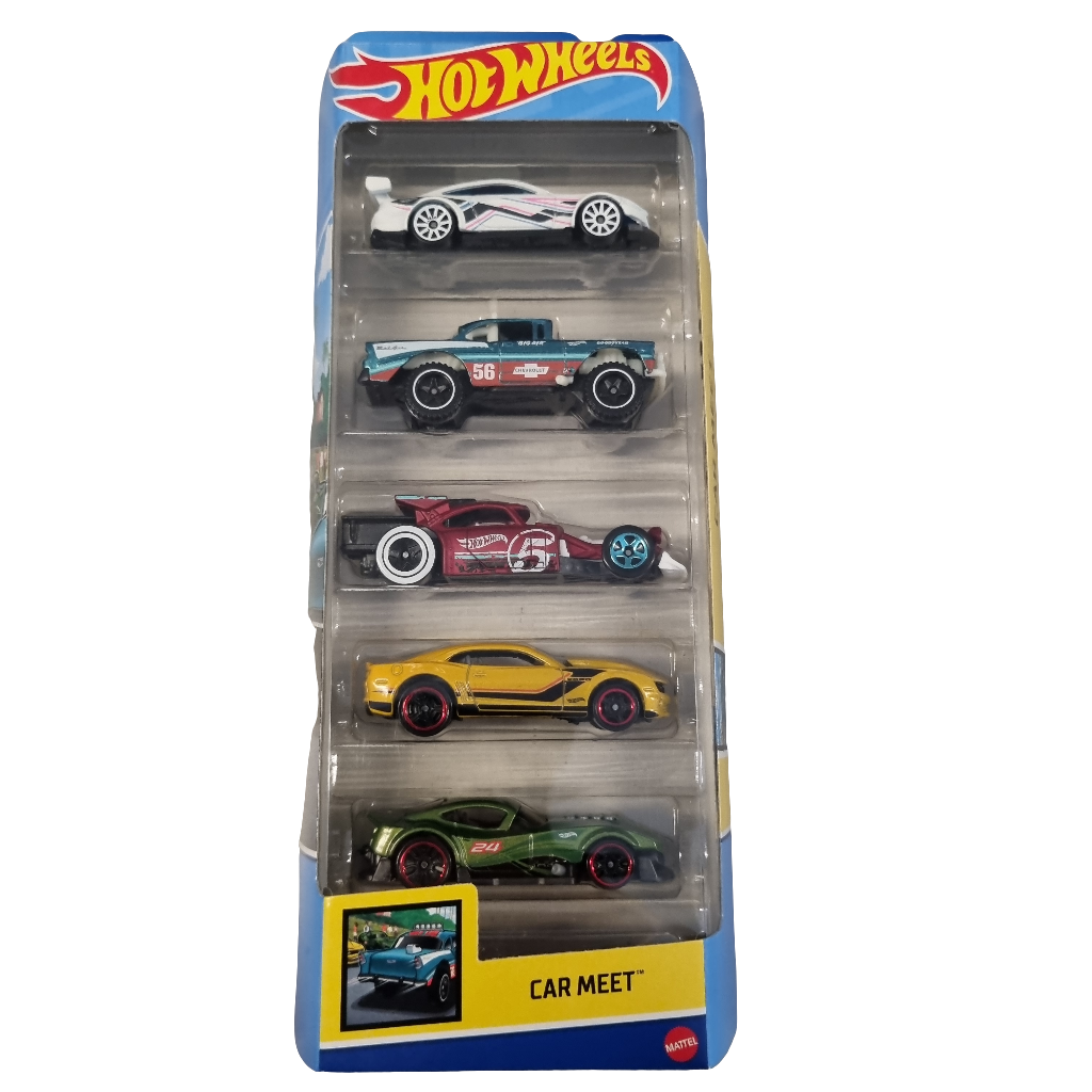 Hot Wheels 5 pack : Car Meet (Big Air Bel Air m.fler)