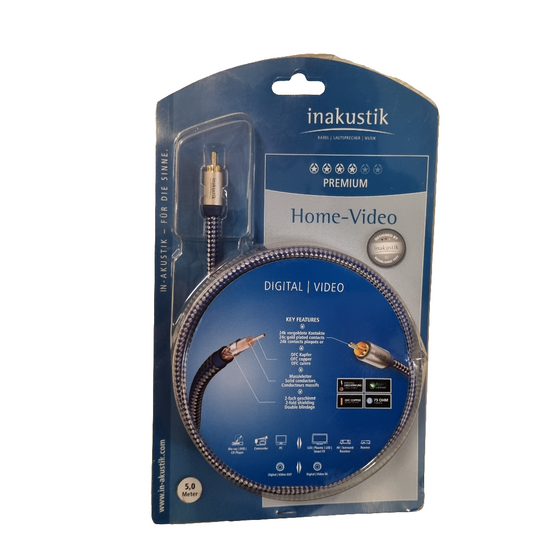 INAKUSTIC Digital Coax-kabel Premium (5 meter)