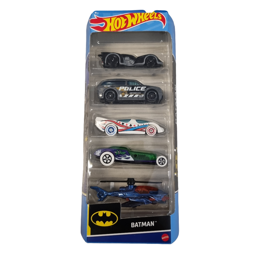 Hot Wheels 5 pack : Batman (Hi-Roller The Joker m.fler)