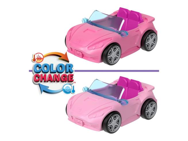 Mattel Mini BarbieLand : Color Change Convertible + mini dukke