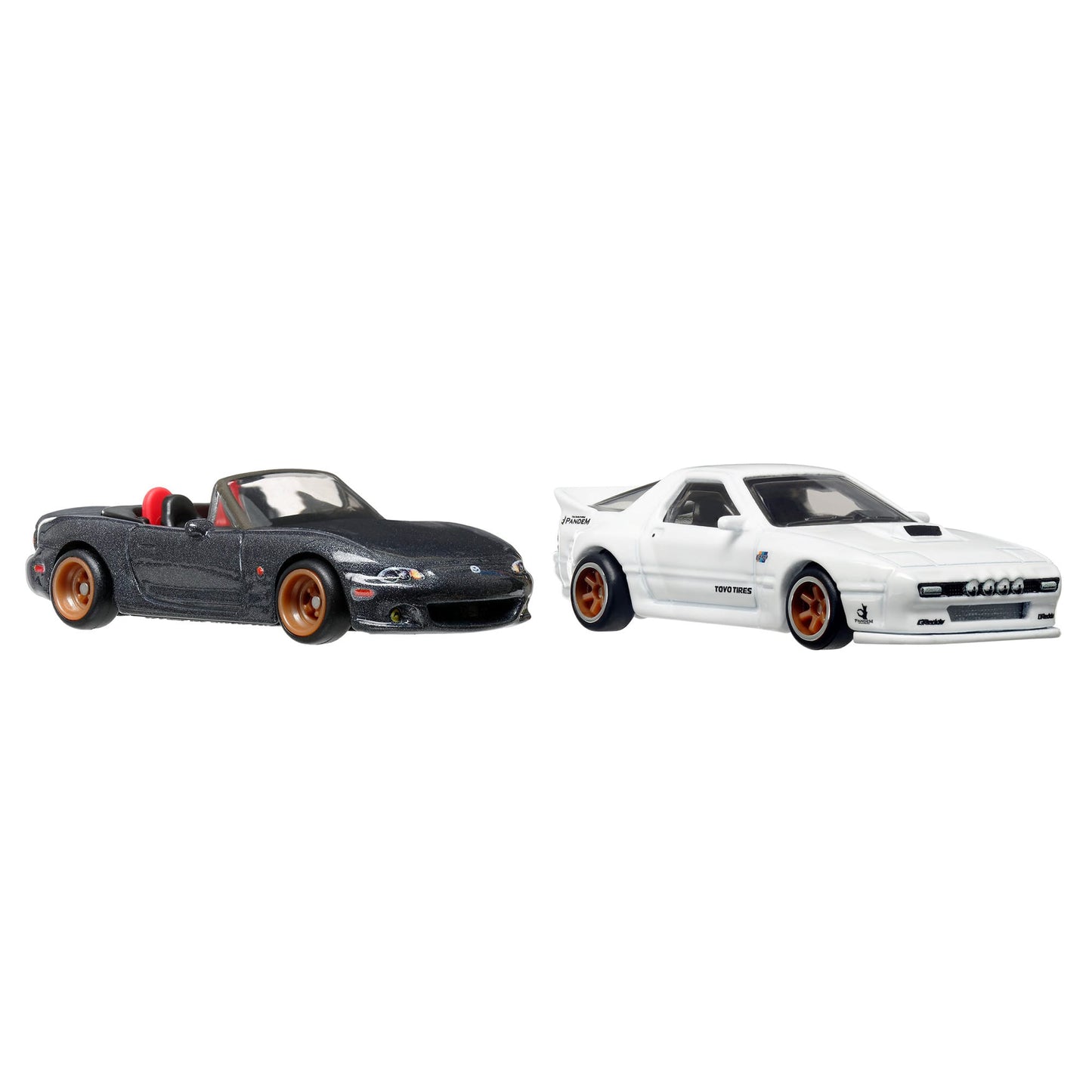 Hot wheels Premium : Mazda 2 pack Miata/RX7