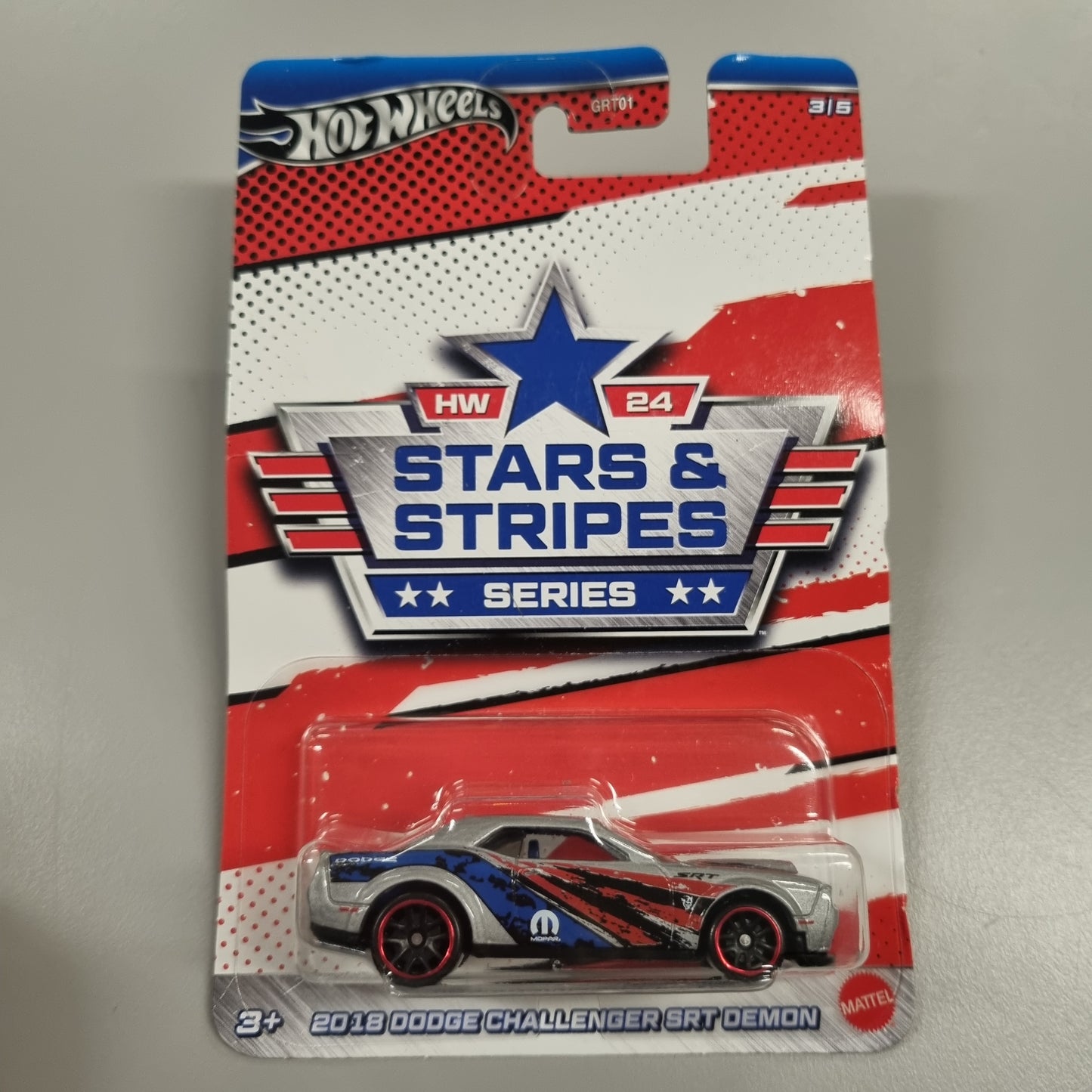 Hot wheels Stars & Stripes 24 : 2018 Dodge Challenger SRT Demon