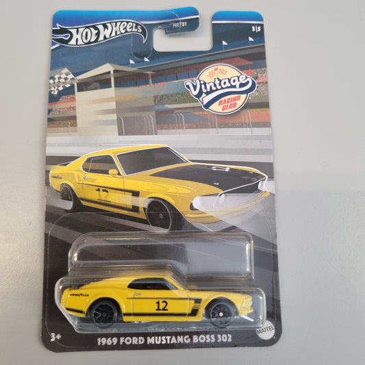 Hot wheels Vintage Racing Club : 1969 Ford Mustang BOSS 302