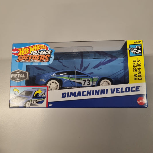 HotWheels 1:43 Pull-Back Speeders : Dimachinni Veloce