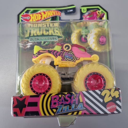 Hot wheels Monster Trucks : Glow In The Dark : Bash Zilla