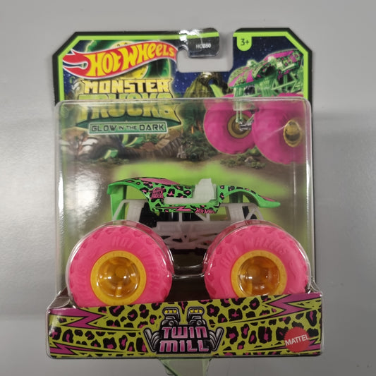 Hot wheels Monster Trucks : Glow In The Dark : Twin Mill