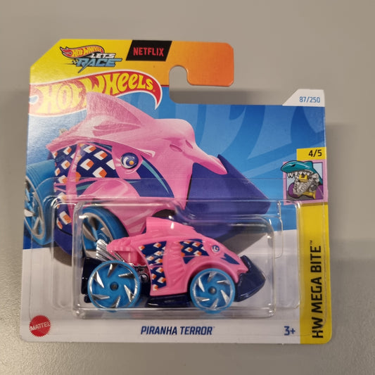 Hot Wheels : Piranha Terror rosa