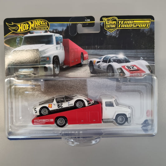 Hot wheels Premium : Team Transport '66 Porsche 906 Carrera 6 / Carry on