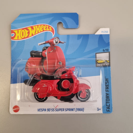 Hot Wheels : Vespa 90SS Super Sprint (1966) rød