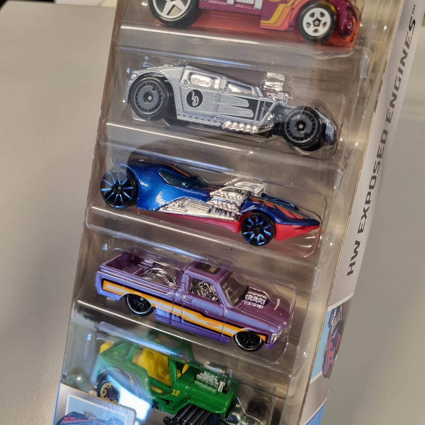 Hot Wheels 5 pack : HW Exposed Engines (Chevy Luv m.fler)